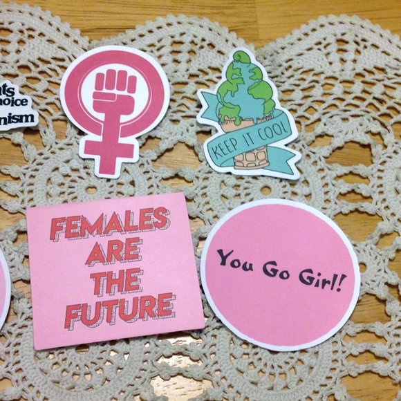 Stickers for laptop, computer, crafts - Empowered Women Theme - Picture 5 of 8